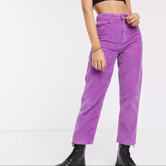 Denim - Reclaimed Vintage The ‘91 Mom Cord Jeans in Amethyst